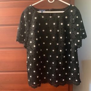 Talbots Lace Dress Blouse